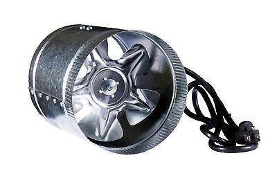 4" 6" 8" Inch Duct Booster Inline Blower Fan Blower Exhaust Ducting Cooling Vent